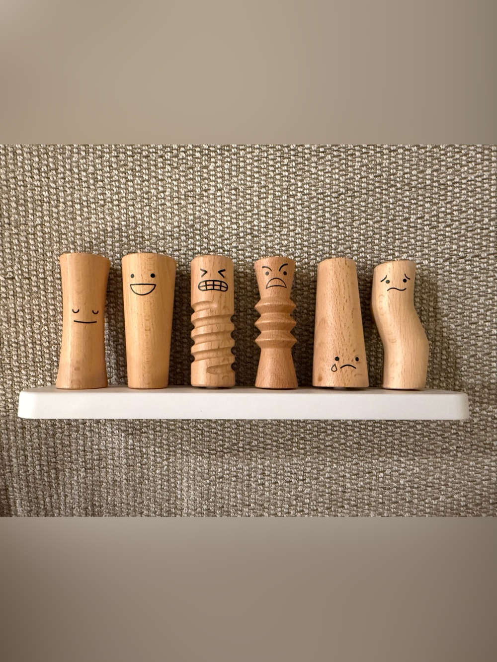 Lovevery Wooden Emotion Dolls from The Observer Play Kit 37, 38, 39 months